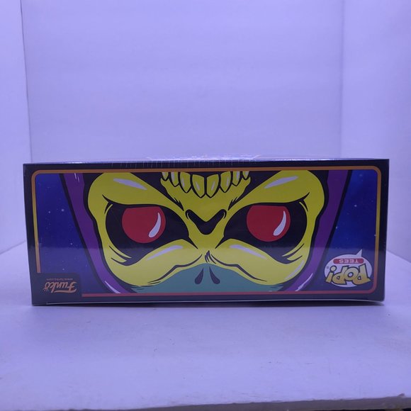 FUNKO POP MASTERS OF THE UNIVERSE EVIL LYNN POP & TEE SIZE XL GITD TARGETCON - Picture 5 of 8